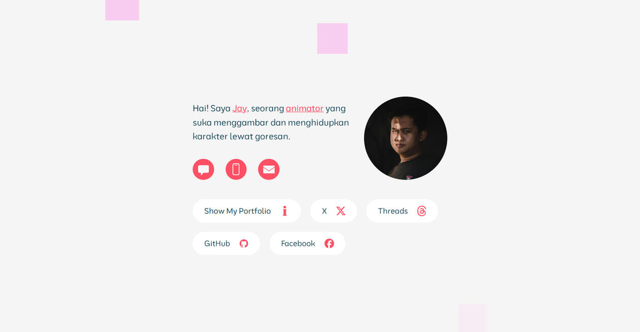 portofolio landing page