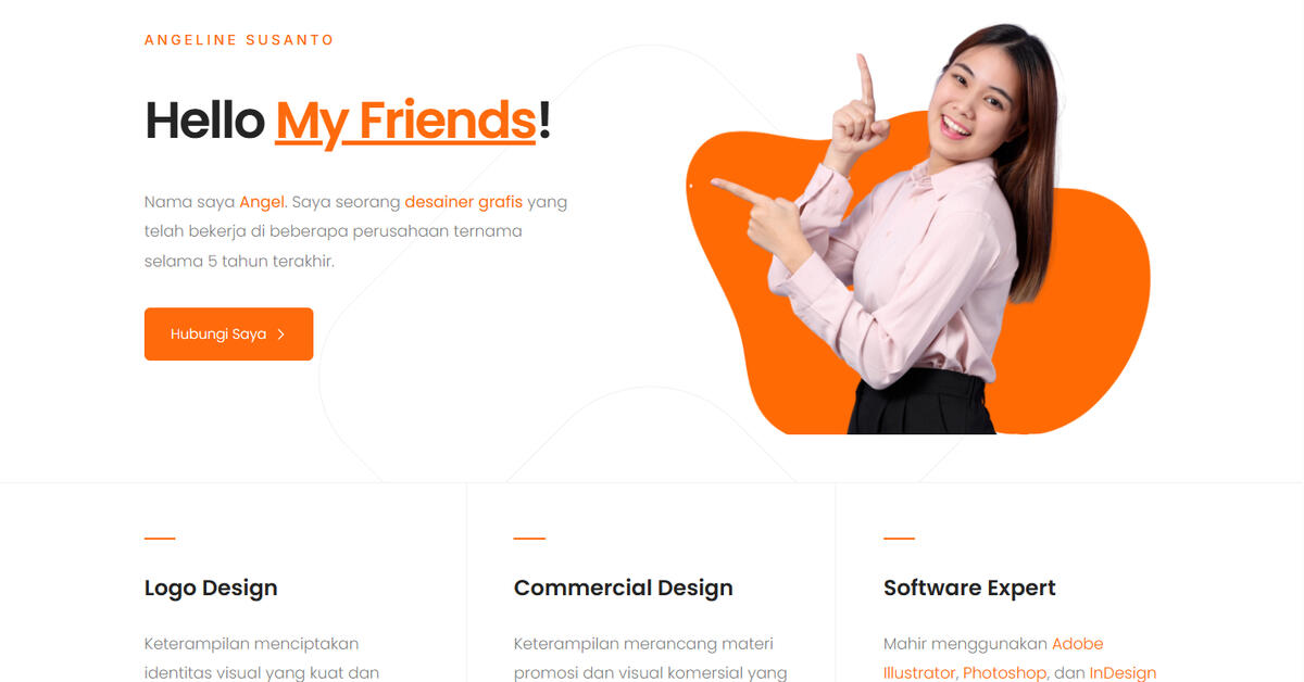 personal landing page